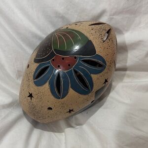 Handcrafted Multicolor Ceramic Art Piece for candles